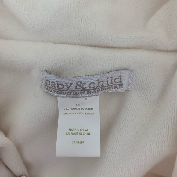 Baby & Child RESTORATION HARDWARE. Fur teddy jacket size 12 month. - Picture 4 of 4